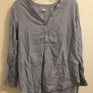 Stripe button up blouse
